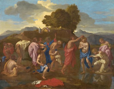 Le Baptême du Christ, 1641-42 - Nicolas Poussin